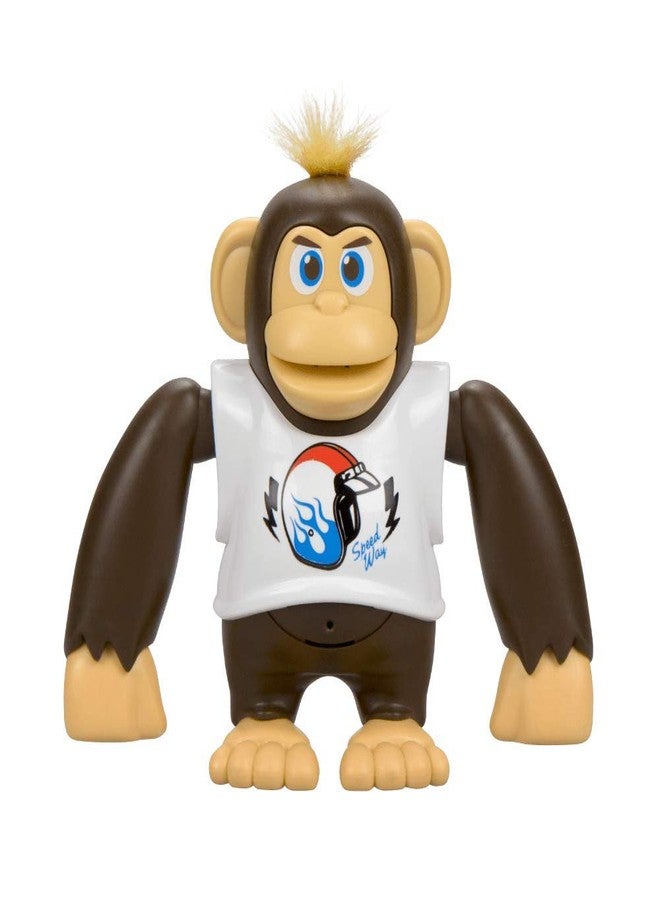 Silverlit YCOO Chimpy Touch and Dance Robot with Moving Lips, Funny Poses, White - Image 1